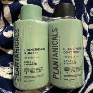 Plantanicals ~ Bamboo & Ginger Strengthening Shampoo & Conditioner 15.2 fl oz Ea